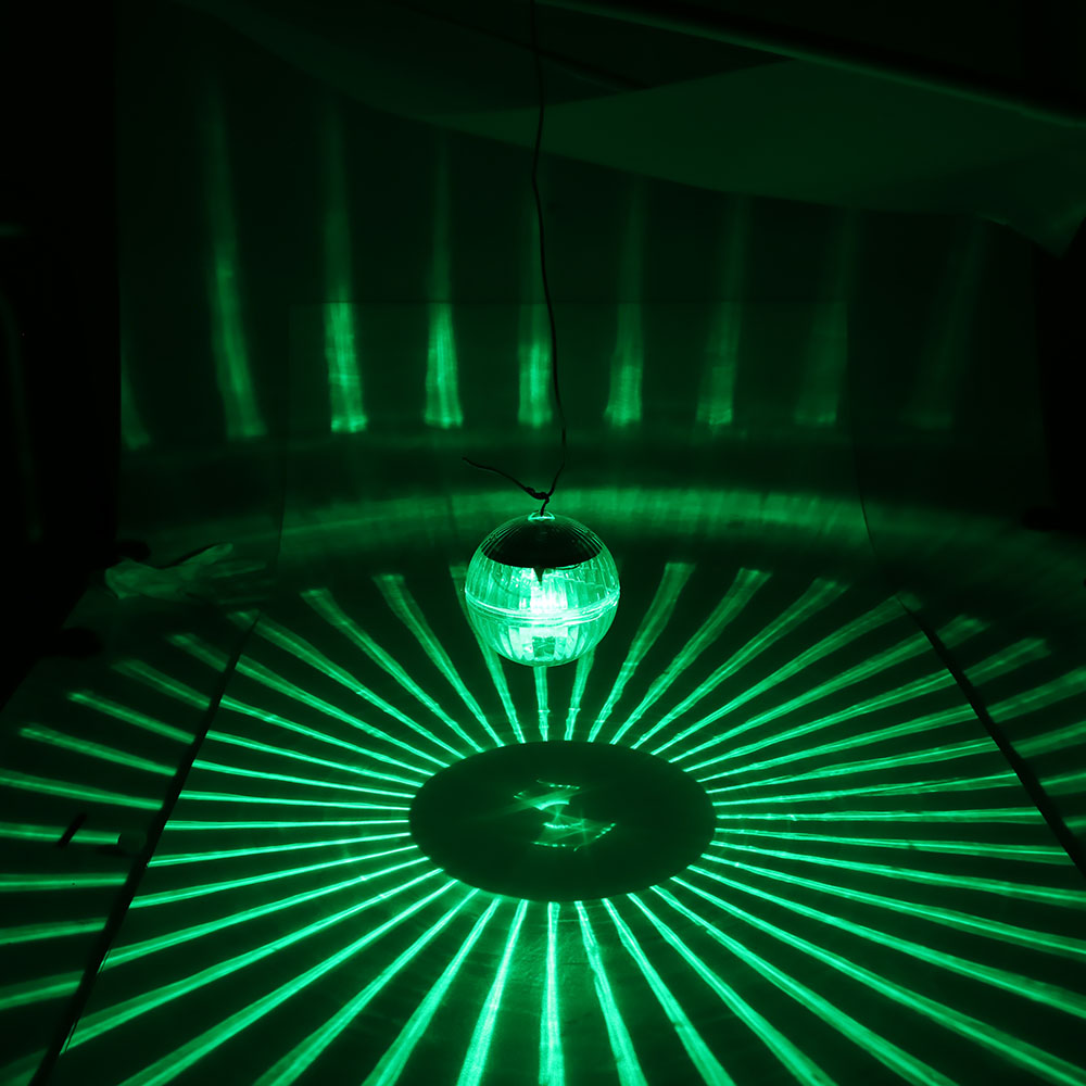 Undervandslys swimmingpool led lys vandtæt 7 farve rgb skiftende led flydende lys solcelledrevet fiskedam lys