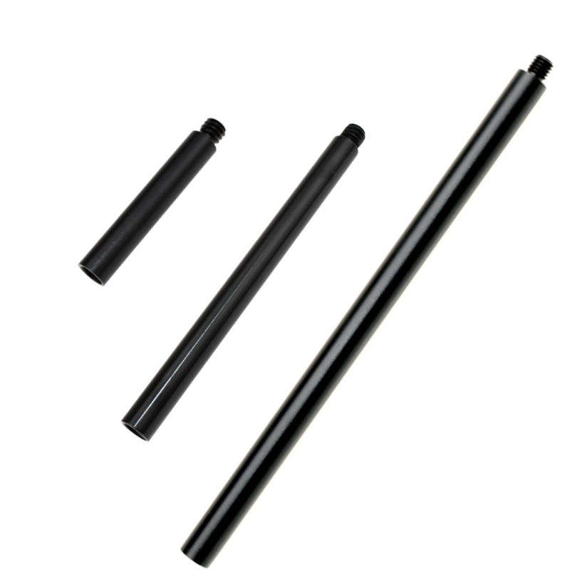 Aluminum Extension Rod 1/4" Female Bottom 1/4" Male Top Poles Tripod Mount