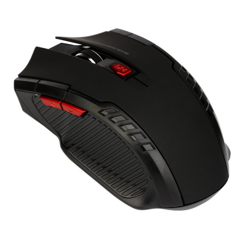 2,4 GHz draadloze muis optische 6-toetsen computermuizen met USB-ontvanger voor verstelbare gamingmuis voor computer PC Laptop