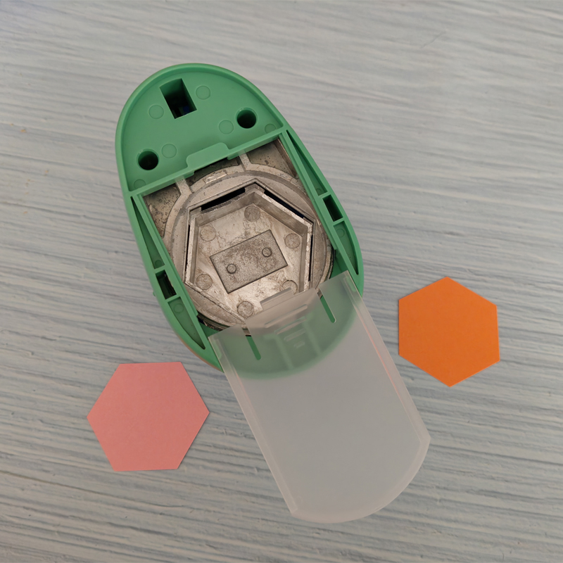 big hexagon shaped save power paper/eva craft punch Scrapbook Handmade punchers DIY hole punches graph puncher