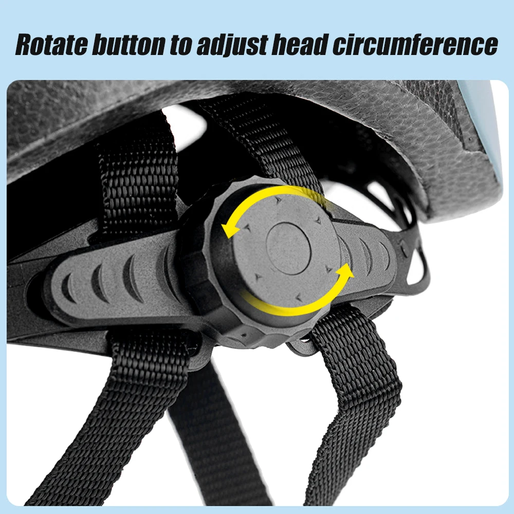 Bike Helmet for Adult Men Women with Suggested Fit 58-62cm, Lightweight with Adjustable Side and Chin Strap, Bike Accessories