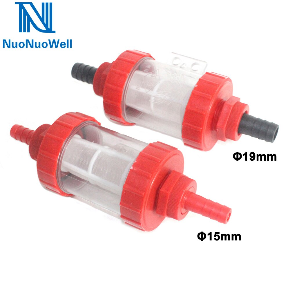 NuoNuoWell OD 20mm/25mm Connector Zichtbaar Waterfilter Grote Flow Tuin Irrigatie Landbouw Spuitmachine Accessoires