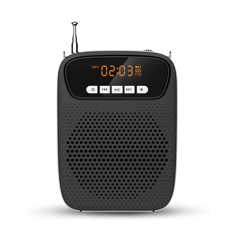 15W Lichtgewicht Draagbare Oplaadbare Mini Voice Versterker Met Headset Ondersteunt Bluetooth/Opnemen/Fm Radio