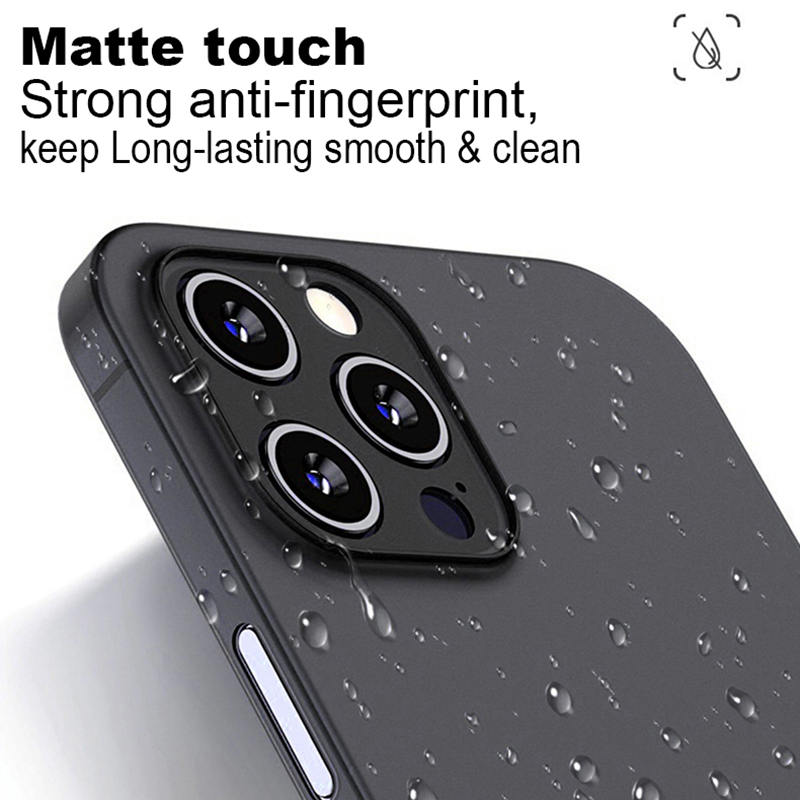 Coque de téléphone ultra fine pour Apple iPhone, coque arrière complète pour iPhone 13 Pro Max 256, iPhone 11 12 13 mini 14 Pro X Poly XS Max Cases, 0.3mm