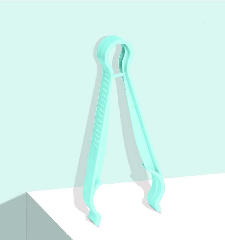 Anti Slip Gesteriliseerd Babymelk Flessen Tang Clip Slip Sterilising Plastic Tang Voor Water Flessen Klem Skid Fles: green