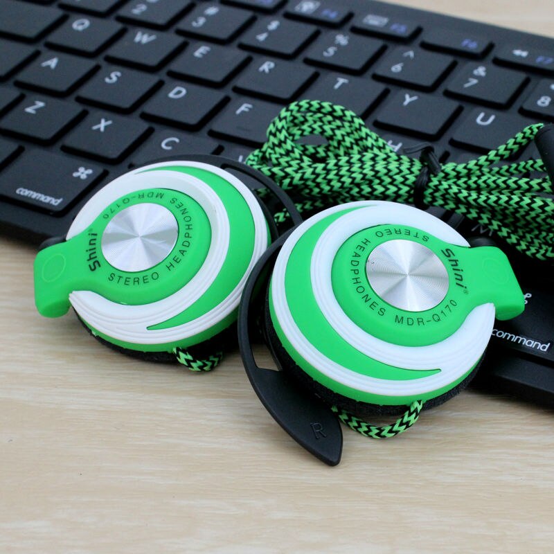 Q170 Sport Hoofdtelefoon Muziek Bas Oordopjes Running Stereo Koptelefoon Oorhaak Headset Handsfree Voor IPhone4/5/6 Samsung Mp3