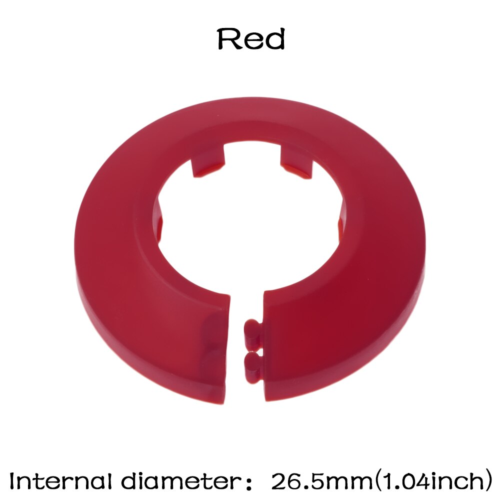 1PC Universal Multicolor Rohr Dekorative Abdeckung Winkel Ventil Heizkörper Rohr Abdeckungen Plumb-Pak Rohr Für Wand Kanäle Wasserhahn zubehör: Red 25