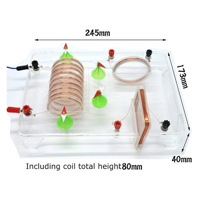 Current magnetic field demonstrator physics electricity experiment equipment teaching instrument