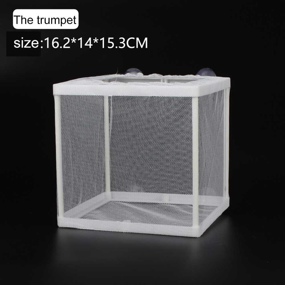 Akvariefisk opdræt opdræt boks baby fisk klækning isolering netto akvarium inkubator kasse hængende akvarium tilbehør forsyninger