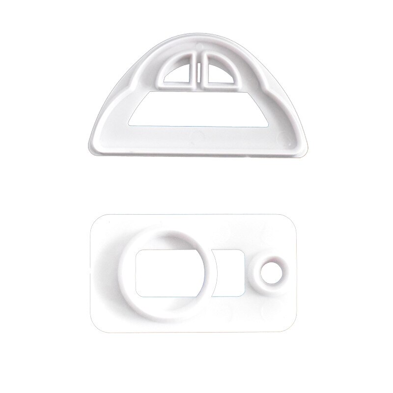 2 stk liten bil plast kakeform sukker fondant form kake dekorasjon form