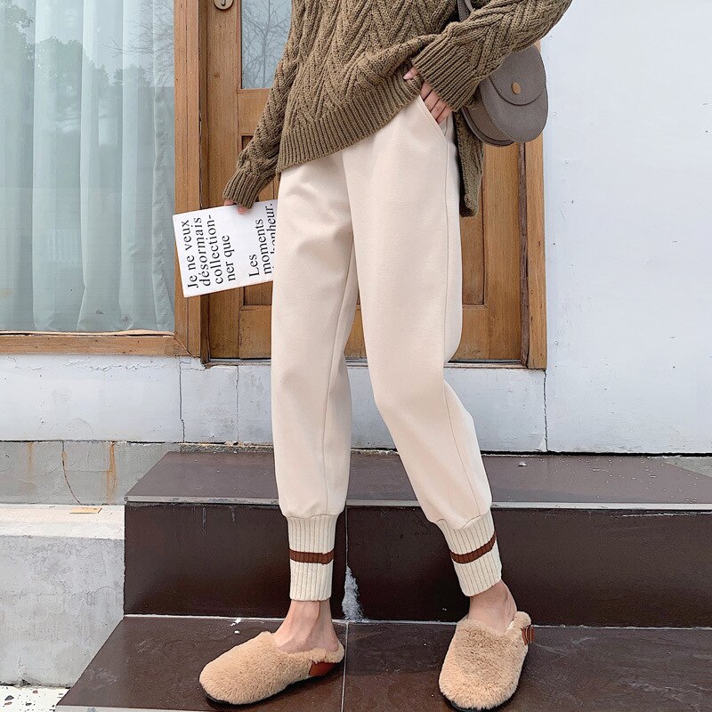 Frauen Schwangerschaft Schlauch Winter Warme Elastische Taille Bauch Hosen für Schwangere Winter Verdicken Warme Plus Samt Mutterschaft Hosen