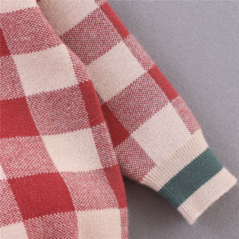 Chandails bébé fille garçons vêtements hiver tricoté pull noël Plaid pull pull manteau tricots