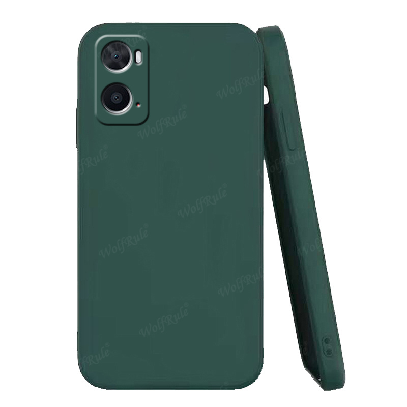 Funda blanda A prueba de golpes para OPPO A96, carcasa trasera de TPU para teléfono, 76, 36, 96, A76, A36, A96: Cuero / Verde negro