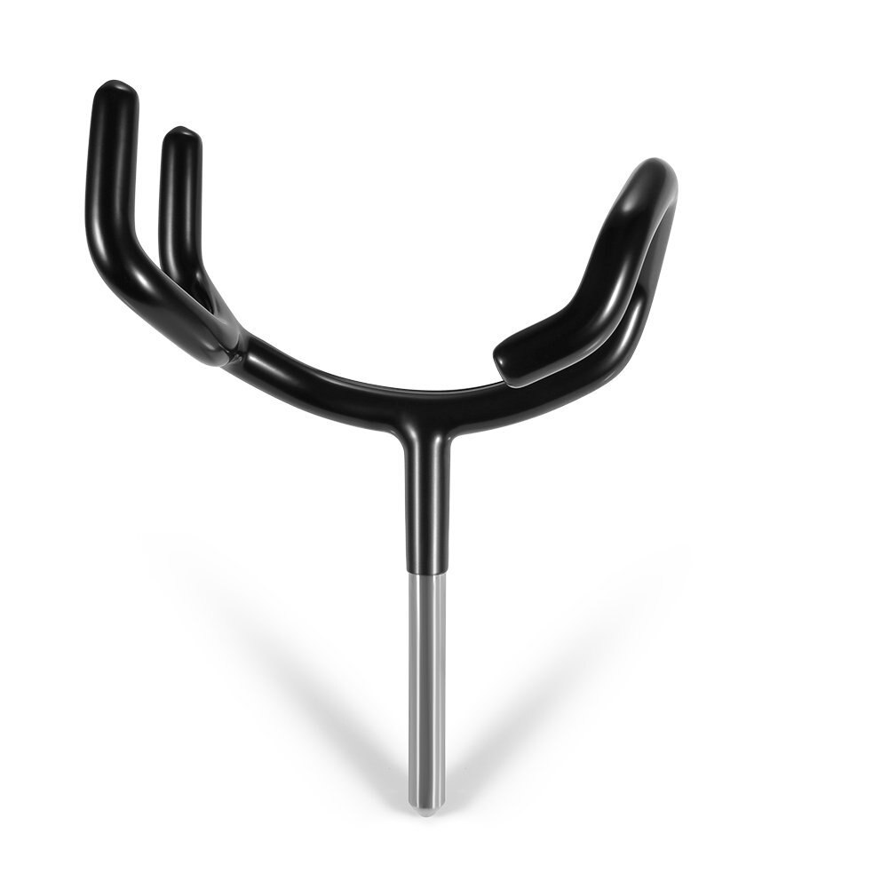 Black Metal Microfoon Boompole Boom Pole Ondersteuning Opname Beugel Zwart Professionele Houder Voor C-Stand Mic Stand