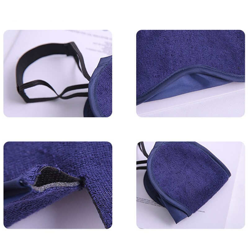 Funda de tela para los ojos para dormir, máscara acolchada para dormir, Parche de sombra, máscara para los ojos, para viajes, Relax, descanso ojo, cuidado de mujeres y hombres