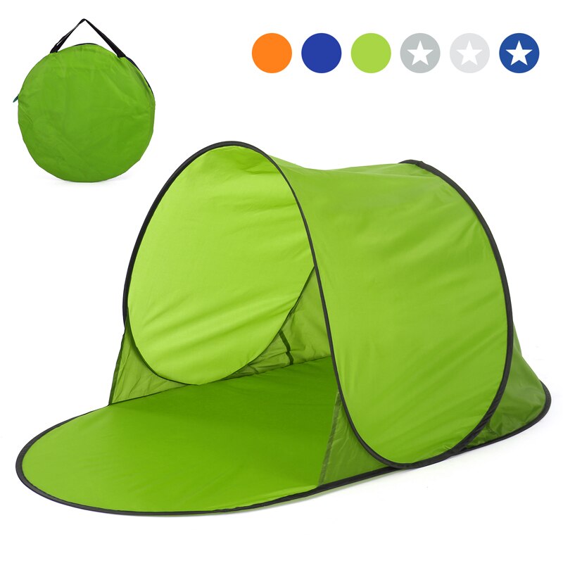 Outdoor Camping Tent Waterproof Anti UV Beach Tent Automatic Ultralight Pop Up Tent Summer Sea Sun Shelters Awning Sunshade: 3