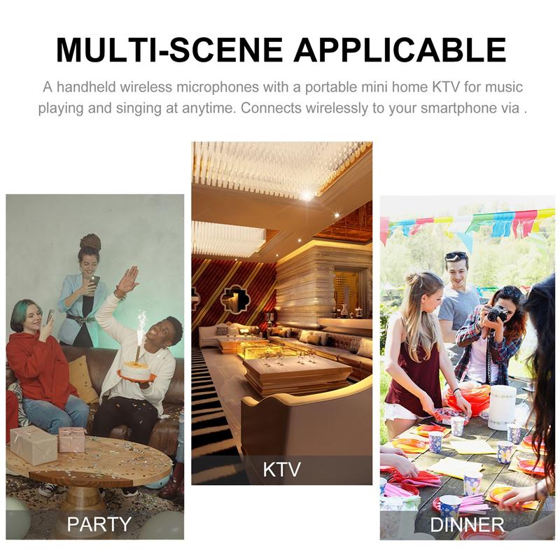 1PC Microphone Cardioid Durable Portable Wired Recording Mic Condenser Mic Vocal Microphone for Speaker Sound Card