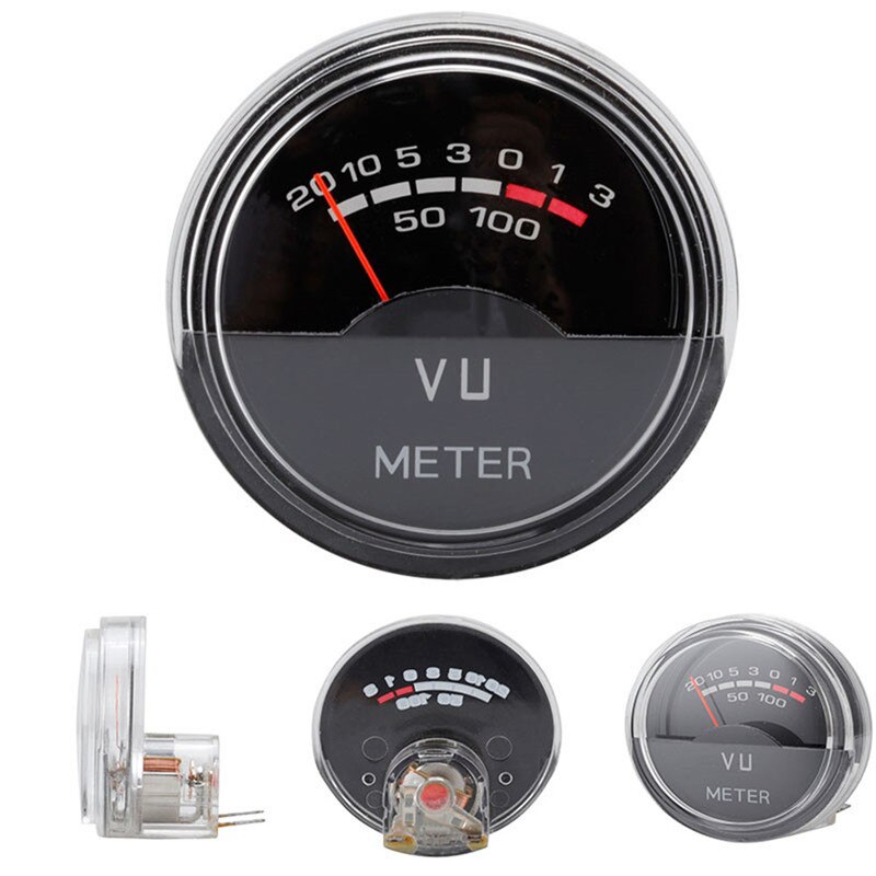 High Precision VU Meter Head Amplifier with Backlight DB Meter Level Header Level Audio Meter Backlight Decoder