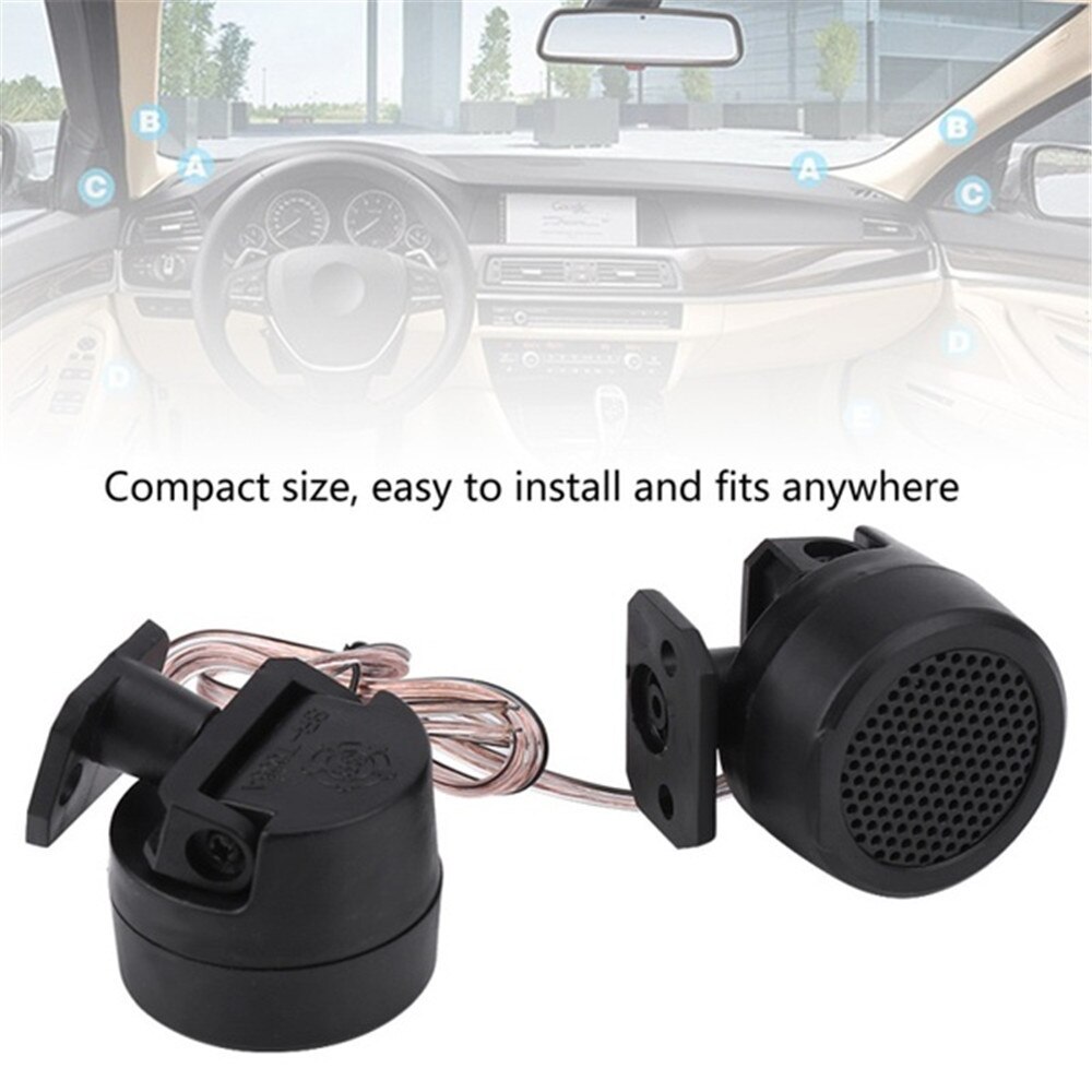 2PCS 500W Pre-Wired Tweeter Speakers Car Audio System Vehicle Door Auto Audio Music Subwoofer Electronic Accessories Speaker