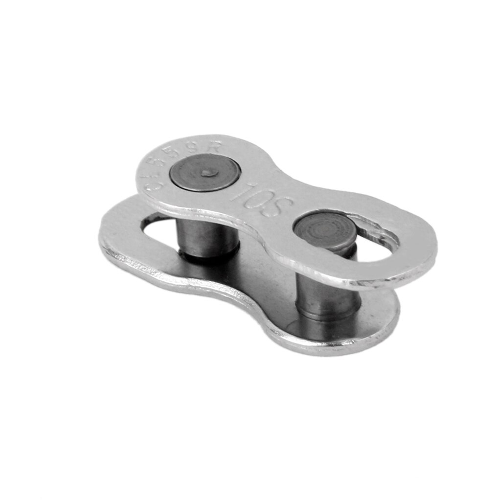 Pack 6 Bicycle Chain Link Joint Clip Connector 10 Speed Bike Chain Master Link Component Parts, Silver