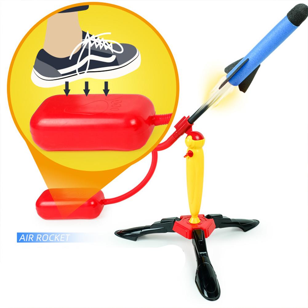 Toy Rocket Launcher for Kids Air Pressed Pump Jump Stomp Rocket Pedal Games Outdoor Game Toy Sports for Kids and Adults