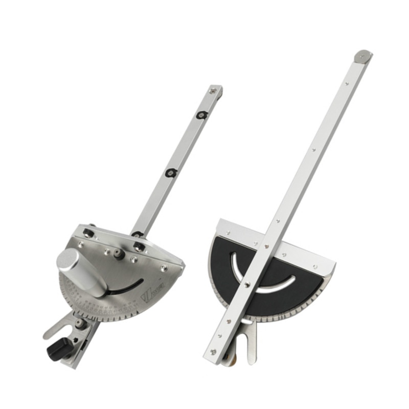 450mm Miter Gauge with track Stop Table Saw/Router Miter Gauge Sawing Assembly Ruler for Table Saw Router Woodworking Tools DIY