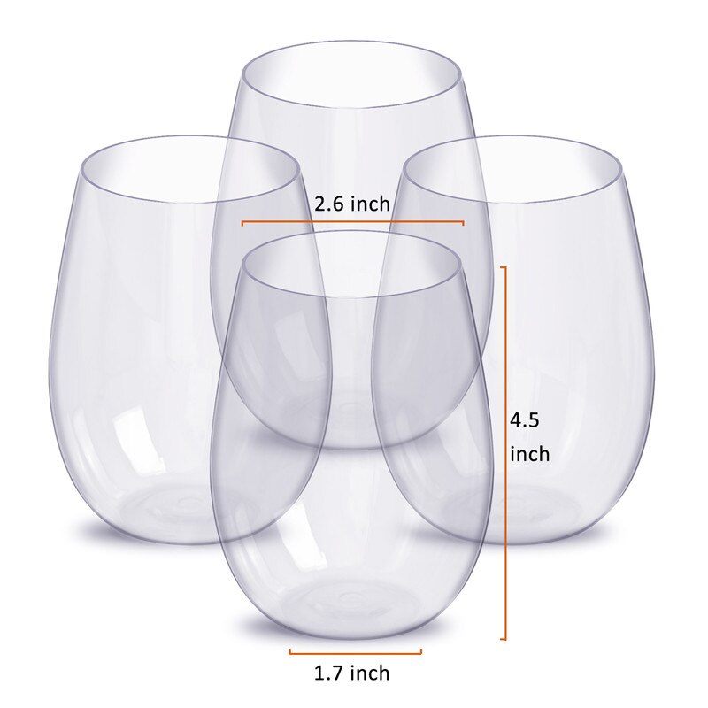 2 unids/set de vasos de vino de plástico irrompibles, vasos de vino tinto PCTG, vasos de leche, vasos reutilizables para zumo de fruta, copa de cerveza