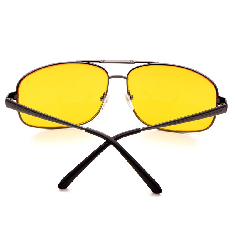 Pilot nattesynsbriller som kjører gul linse klassisk anti-refleks sjåførsikkerhetsbriller for menn og kvinner
