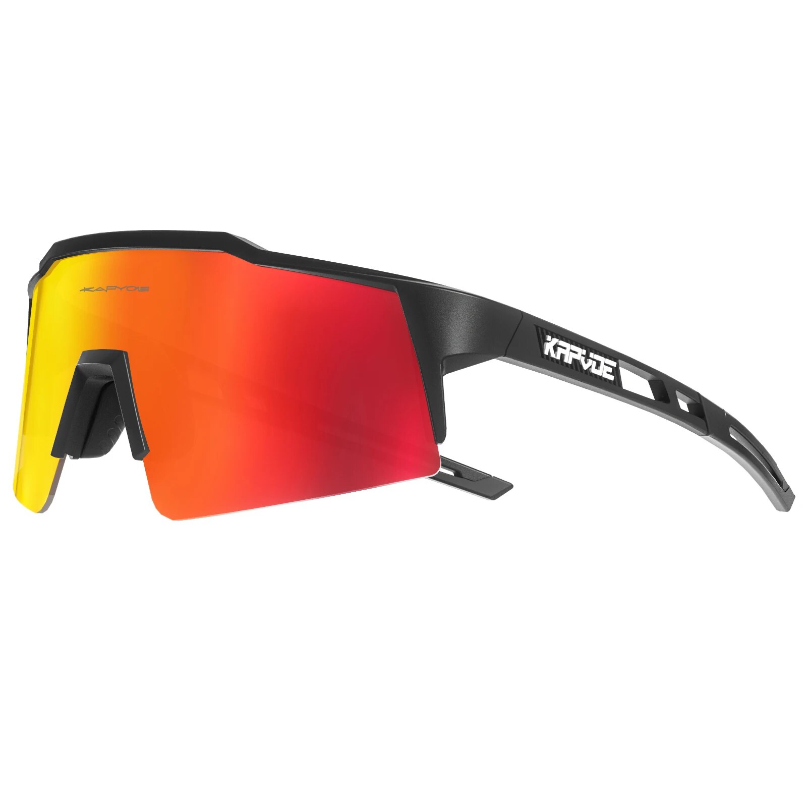 Kapvoe-Lunettes de soleil polarisées ultra légères pour le cyclisme, équipement de protection, VTT, vélo de route, sport, UV400: jaune clair