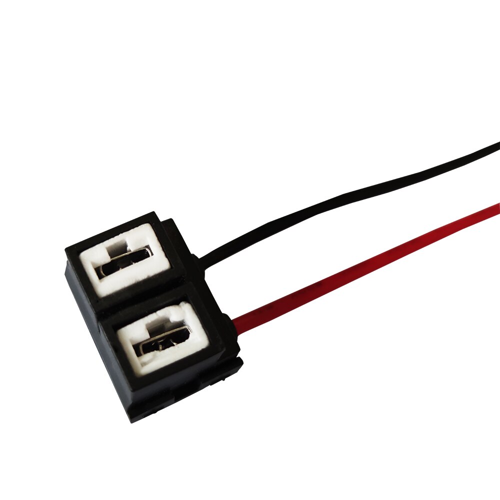 Enchufe de cerámica para H1 / H3/H4 /H7 /H8/H11/HB3 9005/HB4 9006/BA15S/BAU15S/T10/T20, Conector de bombilla led para Cable de lámpara de coche: H7 Bulb