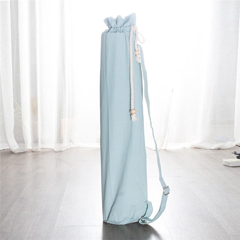 1pc draagbare yogamat-tassen, verstelbare schouderbanden, fitness- en pilates-sporttassen, waterdichte opbergrugzakken voor buiten.: Lichtblauw