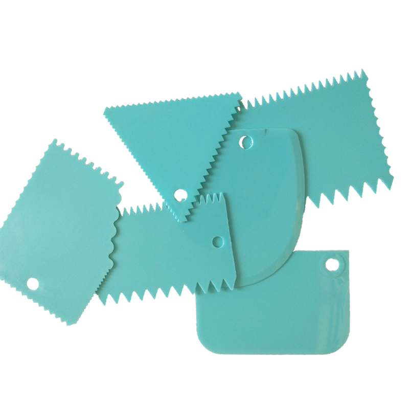 Rasqueta de cerámica de 6 uds., herramienta de escultura de arcilla de contorno, textura de arcilla, raspador, herramienta de moldeado rugoso de cerámica: blue 6pcs