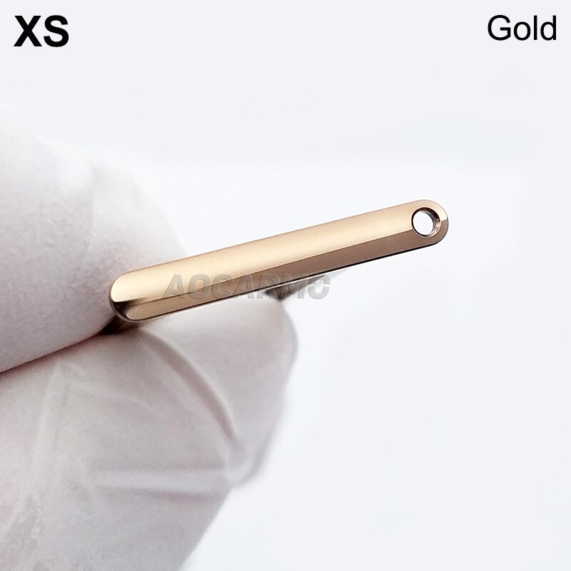 Cartão sim de aocarmo micro titular slot para bandeja de cartão sim para iphone xs peça de substituição: XS Gold