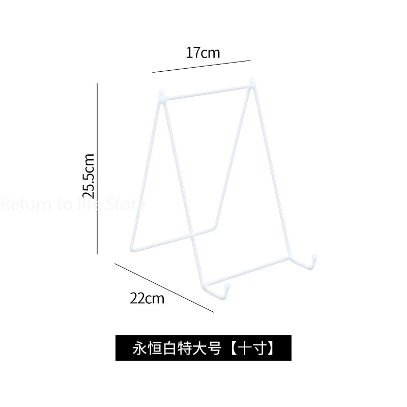 Iron Art Display Stands Opbergrek Metalen Schildersezel Stand Voor Foto Fotolijst Olieverfschilderij Plaat Boek Organisator Plankhouder: Licht Geel