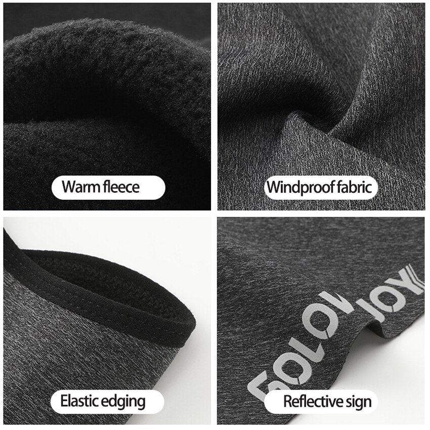 Mascarilla de protección para la cara de ciclista, para invierno, media cara, a prueba de viento, Bandana de protección para la oreja, diadema reflectante nocturna