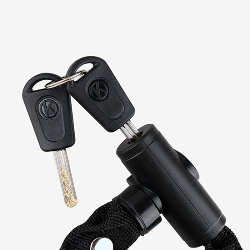 Bike Chain Lock 1500mm with Key for Mountain Bike Electric Bicycle Motorcycle Anti-Theft Bicycle Lock Bike