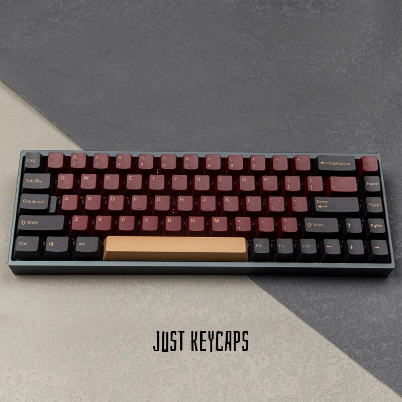 135 keys set Red Samurai Blue Samurai PBT keycap Double Shot Keycaps OEM Profile for GMK Cherry MX Switch Mechanical Keyboard