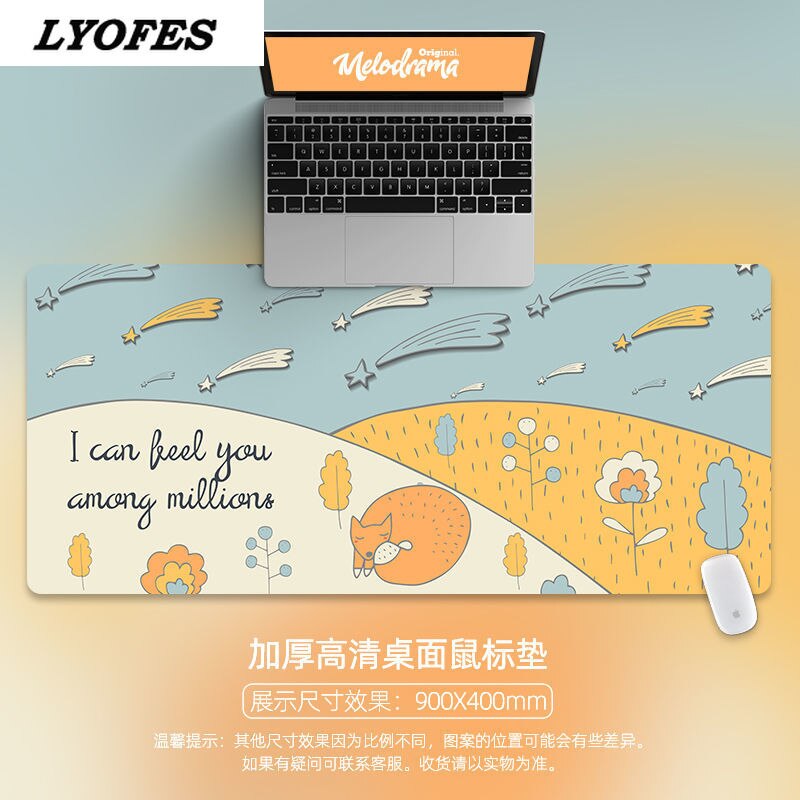 Mouse Pad Cute Desk Mats Kawaii Desk Pad Kawaii Mouse Pad Deskpad for Home Computer Keyboard Gaming Office Accessories 80x30cm: 300x800x2mm 12
