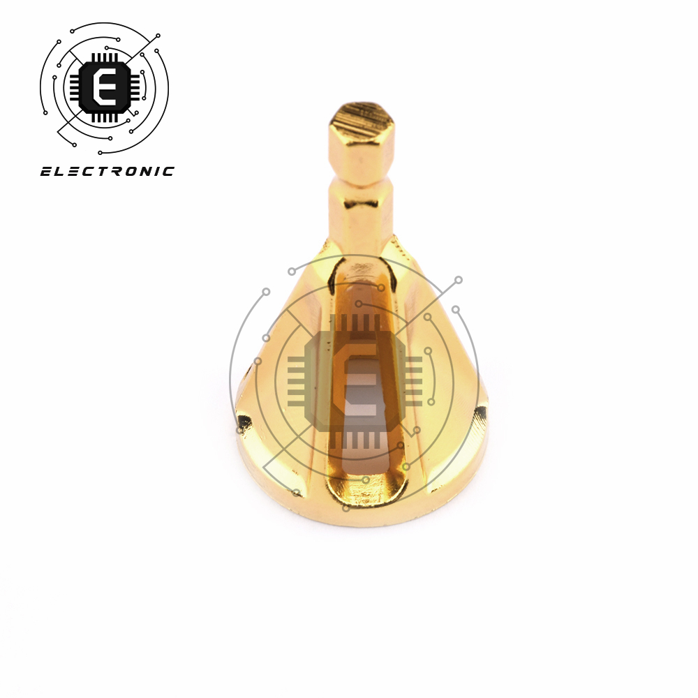 Outil de chanfreinage Hexagonal à trois ou Six fentes, outil de meulage et de coupe, perceuse électrique, noir/or/argent en option: Gold six-slot