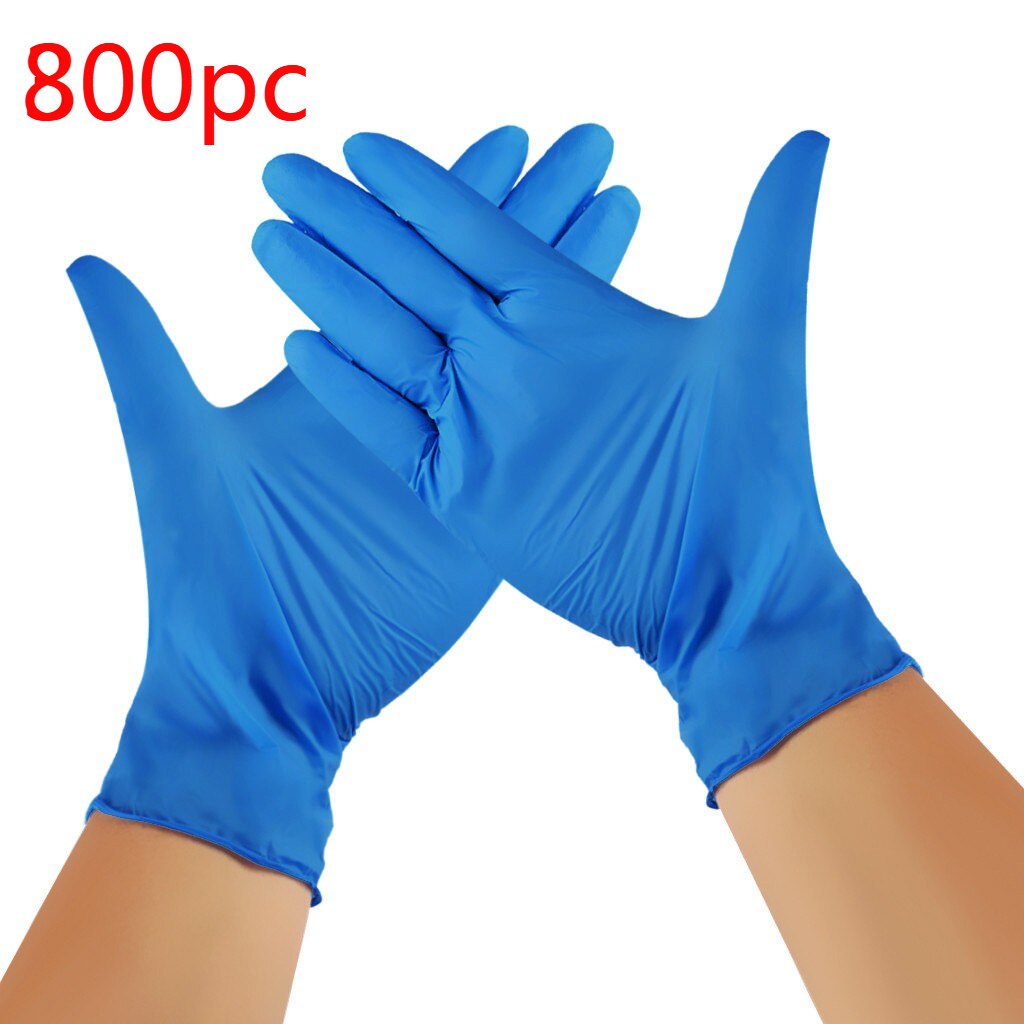 800/100PC Nitrile Disposable Gloves Waterproof Powder Free Latex Gloves For Household Kitchen Laboratory Cleaning Gloves