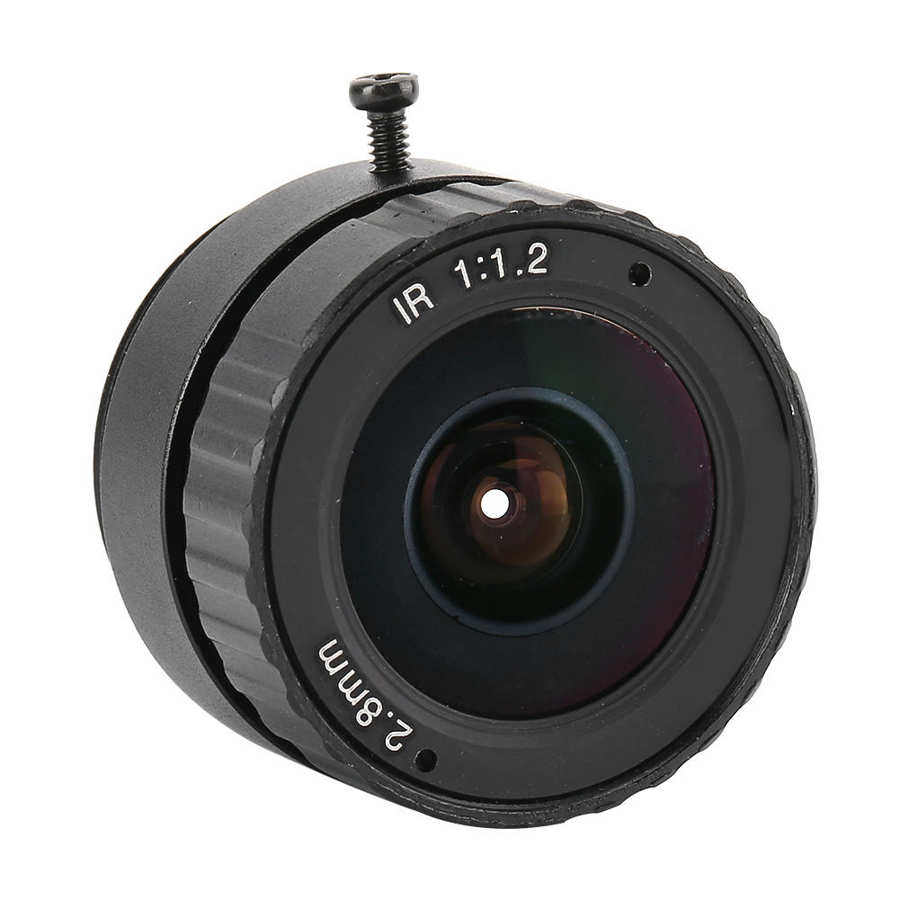 CCTV Camera Lens 2.8mm 3MP F1.2 /2.5 CS Mount Fixed CCTV Lens for Security Surveillance Camera