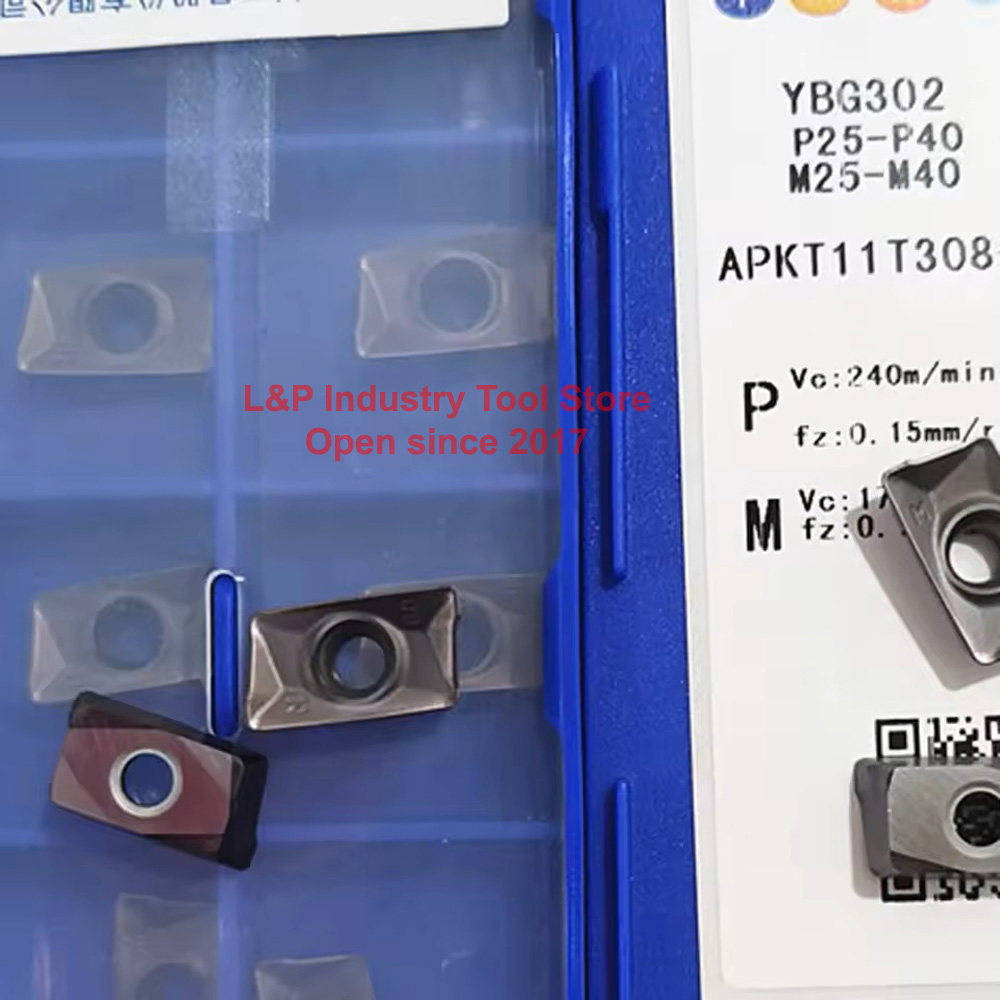 Original fræser, routerbit, apkt 11 t 304- pm, apkt 11 t 308- pm, ybg 205/202/302/102 ybd 152 ybm 251 ybc 301 , cnc drejebænk, kniv, arbejdsværktøj