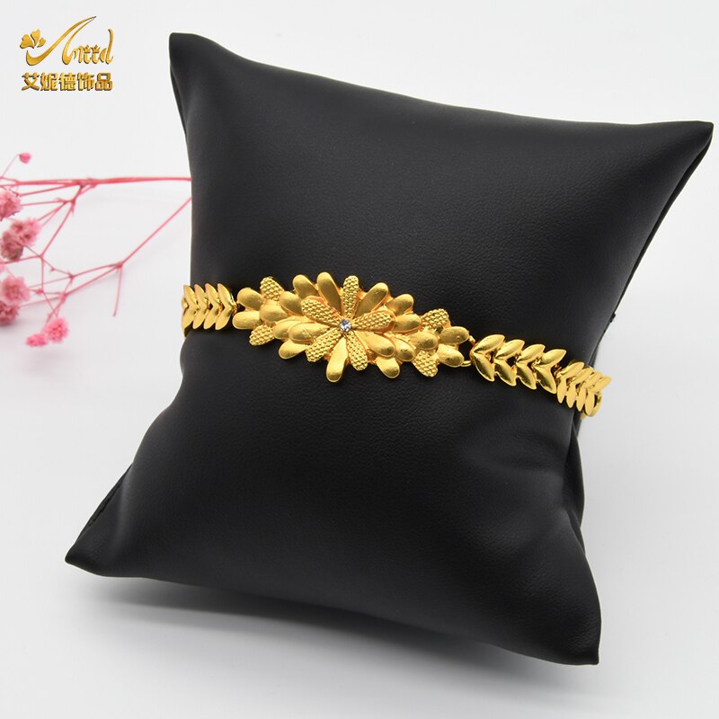 ANIID Jewelery Set Dubai Necklace For Womans Gold Jewelry Wedding Rings Indian Bridal Earrings Bracelet 24k Plated Polynesian
