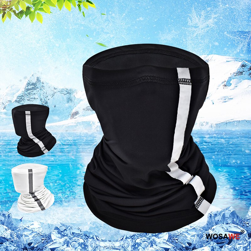 Wosawe Reflecterende Bandana Motorcycle Ski Maskers Gezicht Shield Balaclava Neck Tube Outdoors Fietsen Magic Bandana Sport Sjaal