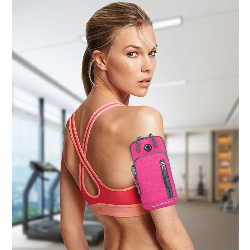 Waterproof Sports Mobile Phone Arm Bag Sweat Proof Running Cycling Cell Phone Pouch Case Fitness Gadget Holder Pocket