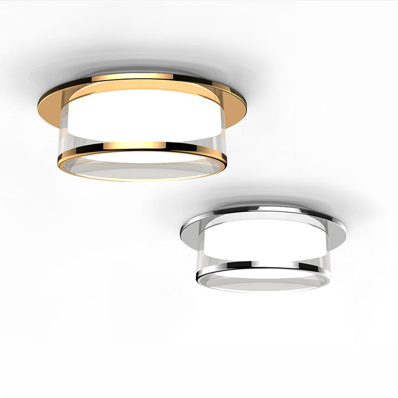 Luksuriøs krystall innfelt taklampe til ledet-lys 220v 230v 5w 7w 9w 12w ledet-spotlysarmaturer belysning