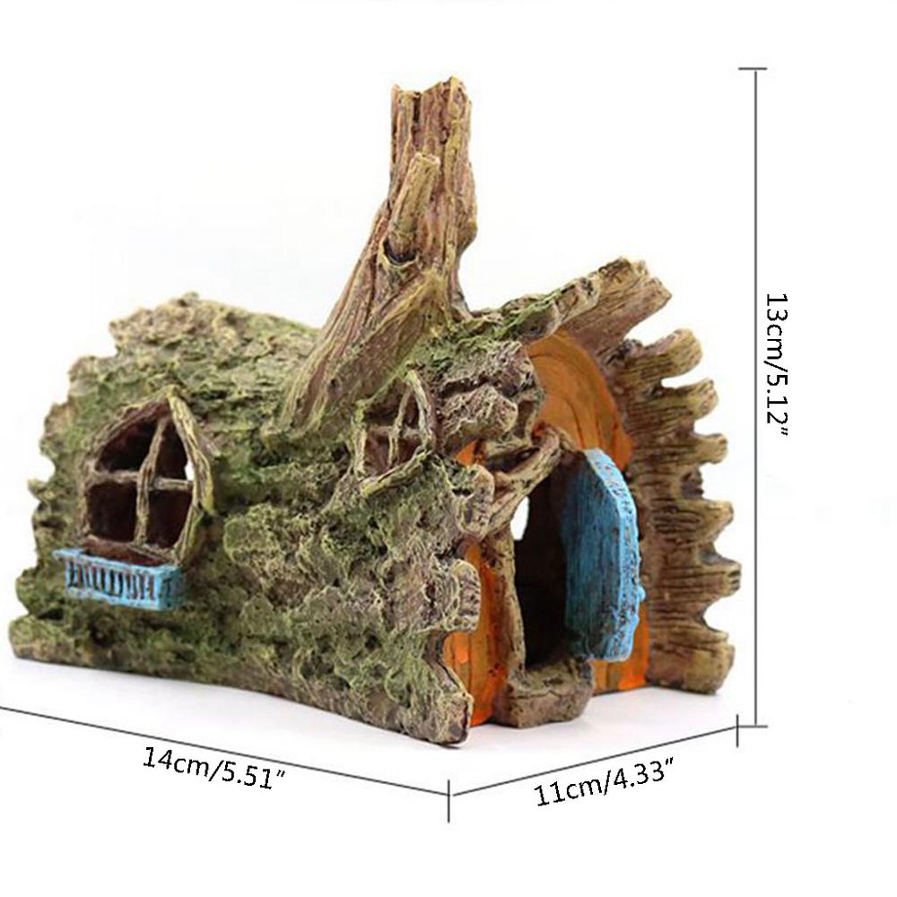 Aquarium Ship Decorations Fish Tank Ornaments - Resin Material Sunken Ship Decor