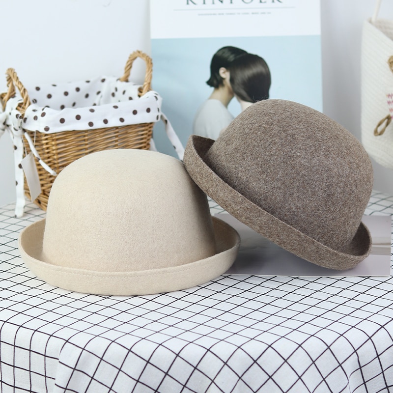 Chapeau rond polyvalent pour femme, chapeau à bord court, à la , pour l'extérieur, printemps et automne