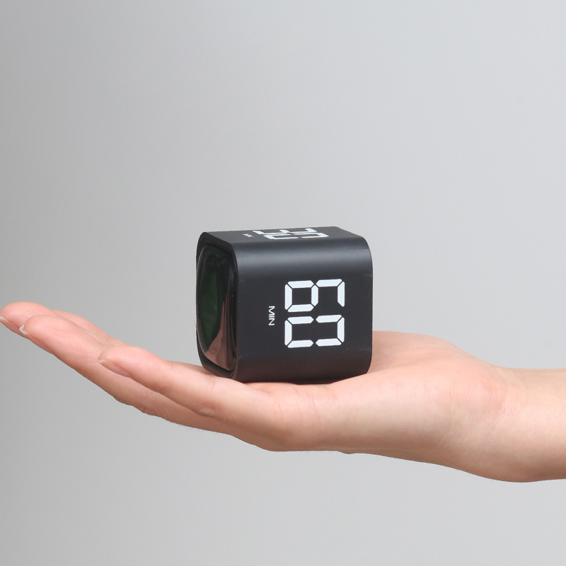 Xiaomi mini digital timer kubtimer gravitationssensor vändande led-display 4 förinställda tider dubbla lägen väckarklocka elektronisk timer