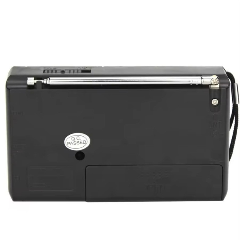 Portable Multi Functional Low Power Radio Retro FM Radio Battery Operated Radio for Travel Emergency Situations
